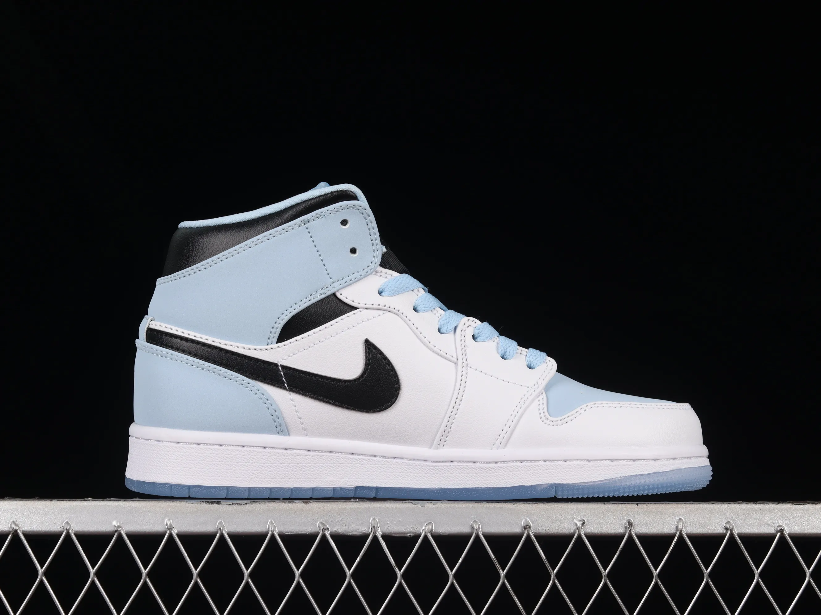 All categories Air Jordan Jordan series basketball shoes Air Jordan 1 Mid Air Jordan AJ1 Mid AJ1 Joe 1 ice blue mid-top basketball shoes DV1308-104